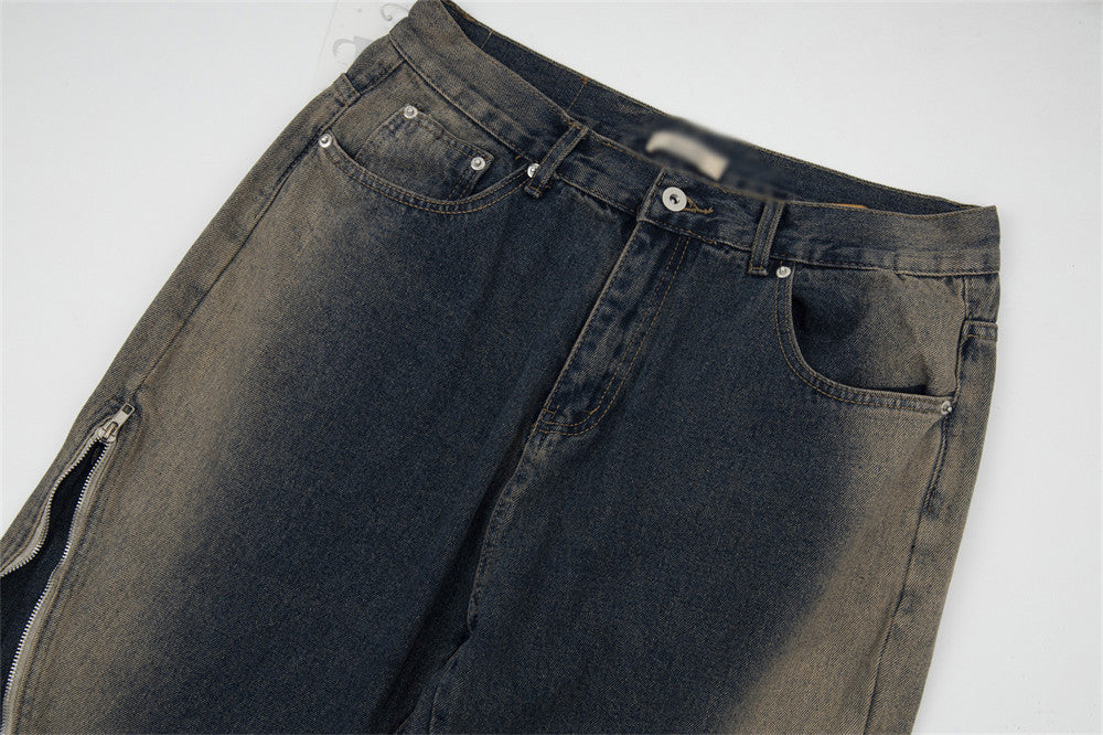 Denim Flared Asfalt