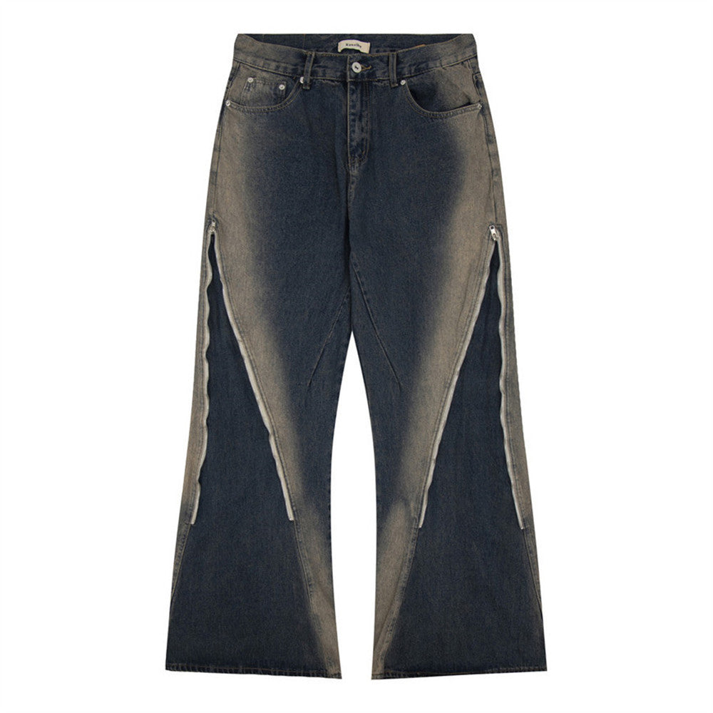 Denim Flared Asfalt