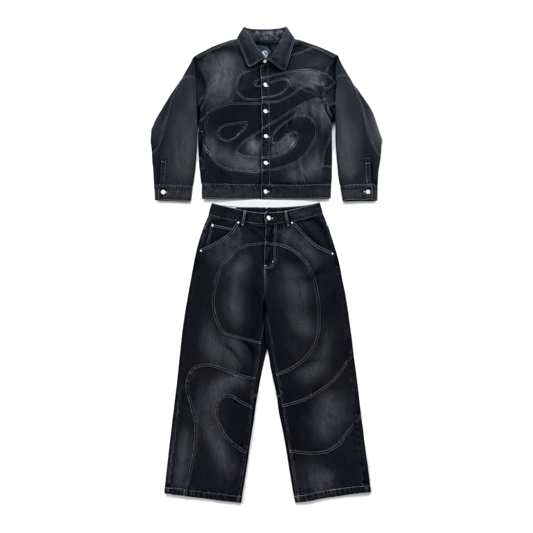 Outfit Black Denim
