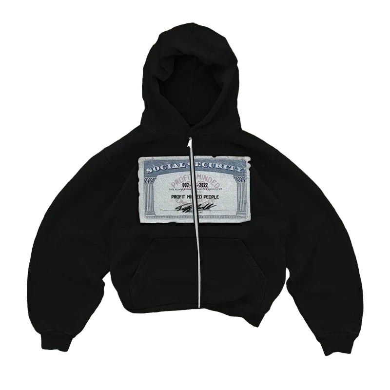 Hoodie Zip Cash