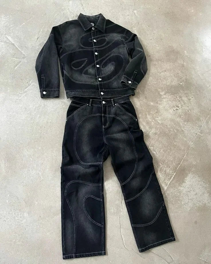 Outfit Black Denim