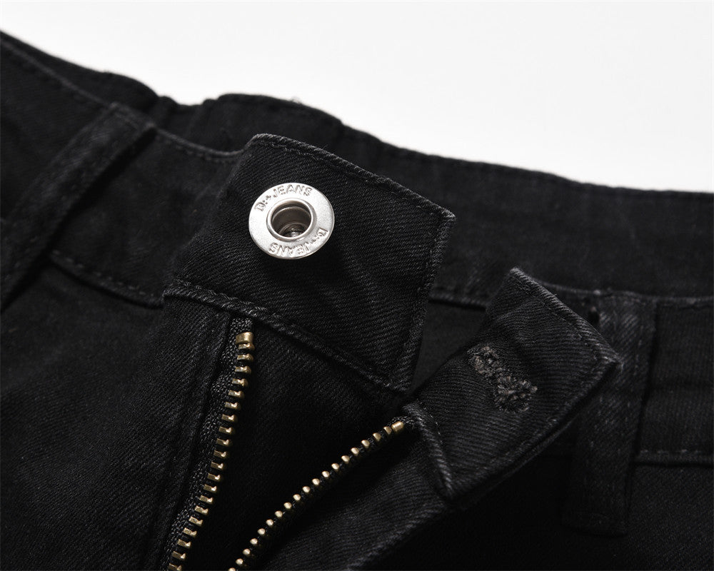 Denim Black Stripped