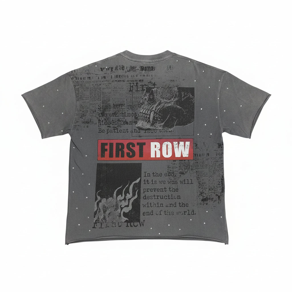 T-Shirt Fire Gray